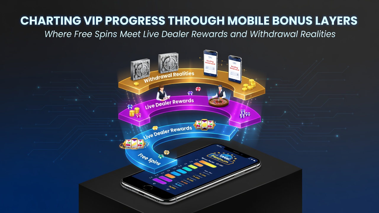 Mobiele VIP bonus lagen met free spins en live dealer elementen