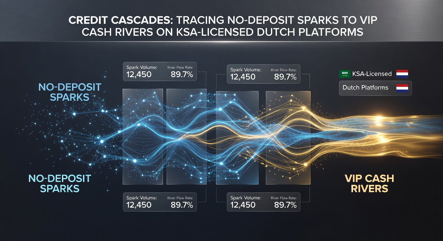 Diagram van een VIP-loyaliteitsprogramma op een KSA-platform, illustrerend de stroom van kredieten naar cash-uitbetalingen