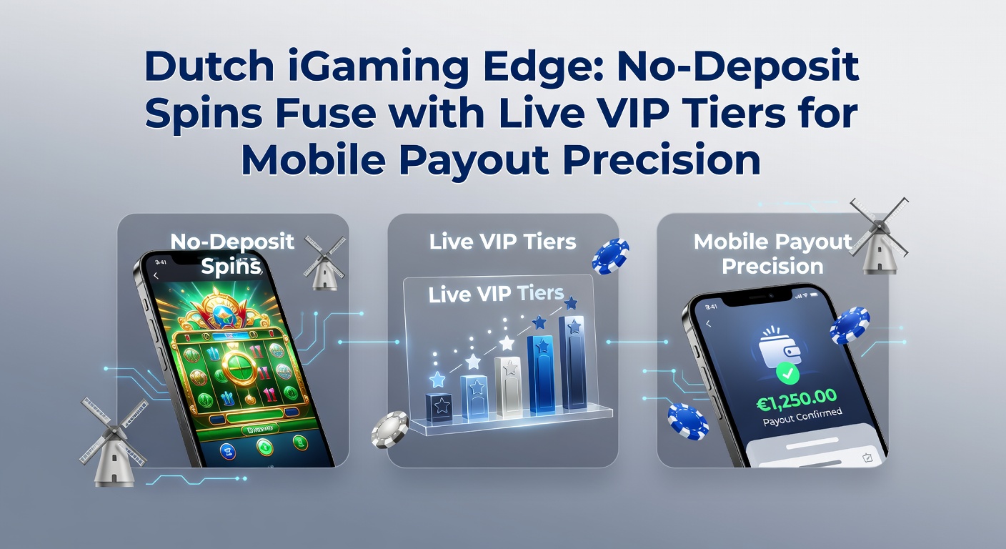 Grafiek met Nederlandse spelers die no-deposit spins combineren met VIP-tiers op mobiele apparaten, met focus op snelle uitbetalingen