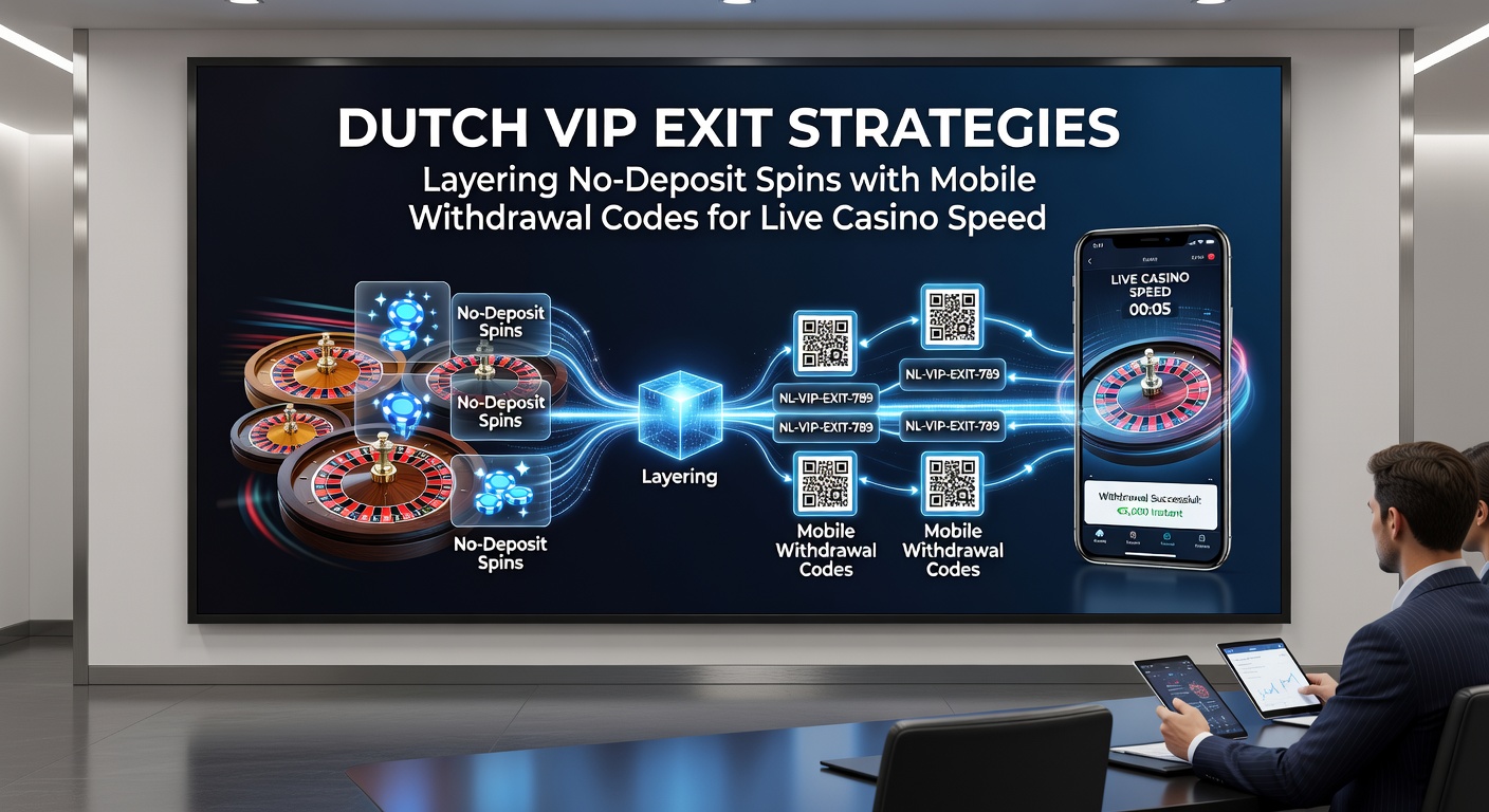 Grafiek met gestapelde no-deposit spins en snelle mobiele uitbetalingen in een Nederlands live casino