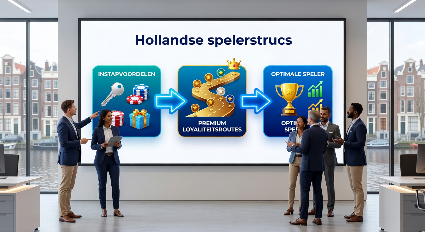 Voorbeeld van een loyalty ladder met gekoppelde instapbonussen op een Nederlands casino platform