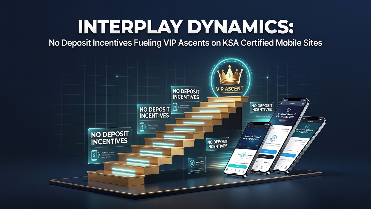 Diagram van VIP-ascents aangedreven door no deposit incentives op KSA mobiele sites