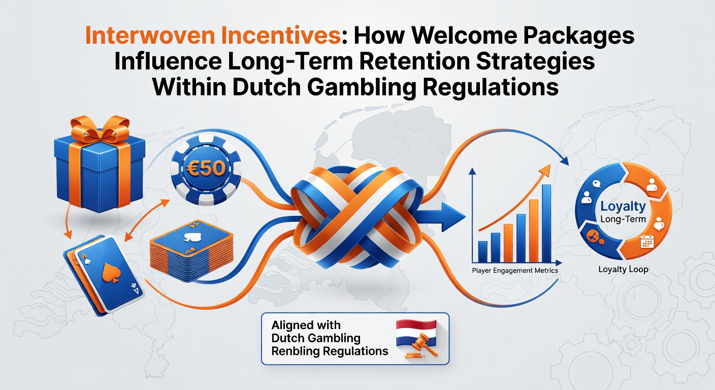 Illustratie van hoe welkomstpakketten en retentiestrategieën samenkomen binnen Nederlandse gokregels