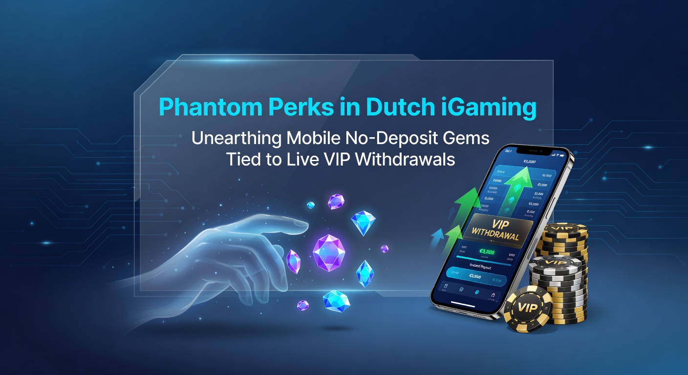 Mobiele interface van een Nederlands online casino met verborgen bonuspop-ups en VIP live dealer tafels