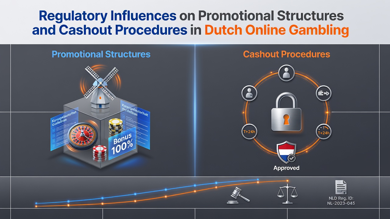 Illustratie van Nederlandse regelgeving rond online gokken en promoties