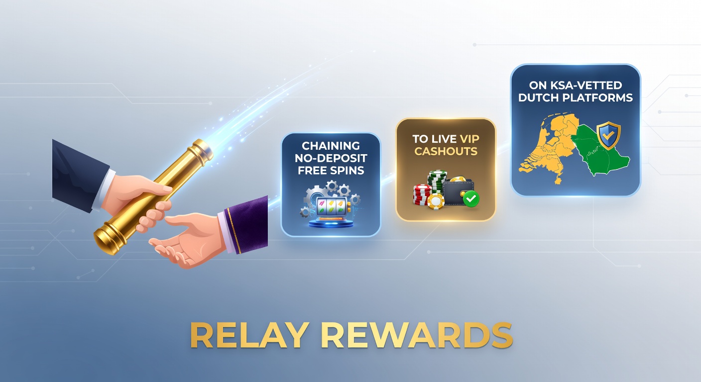 Grafische weergave van een kettingreactie met free spins die leiden naar VIP cashouts op een Nederlands casino platform