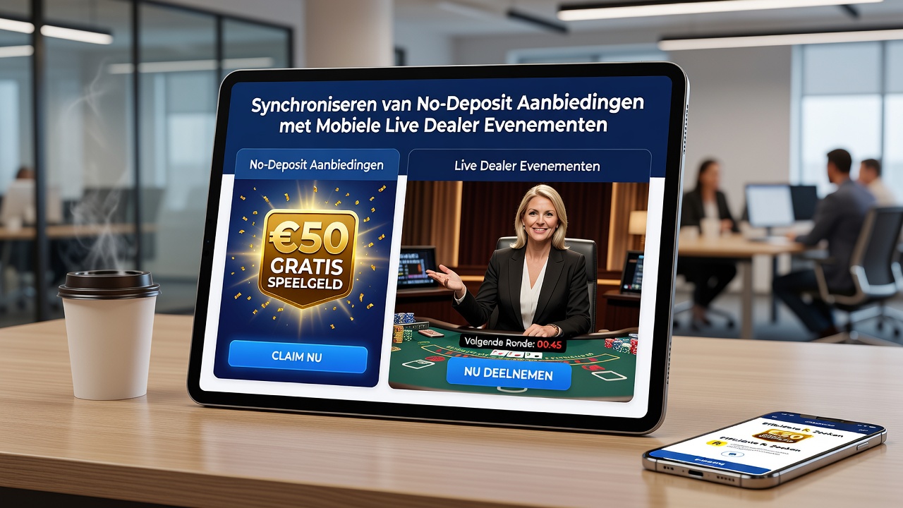 Weergave van efficiënte uitbetalingsprocessen via mobiele live dealer events en no deposit offers