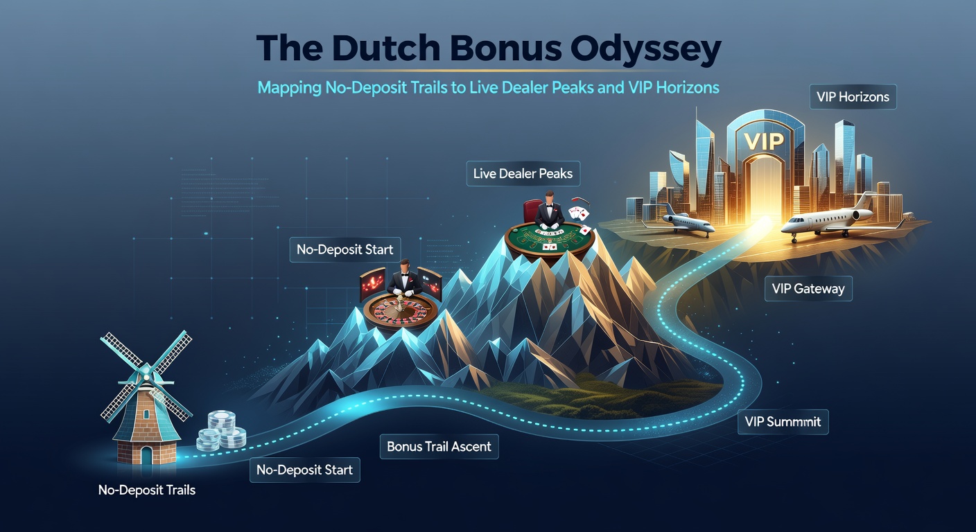 Grafiek van progressie van no-deposit bonussen naar VIP-status met live dealer mijlpalen op Nederlandse casino-platforms