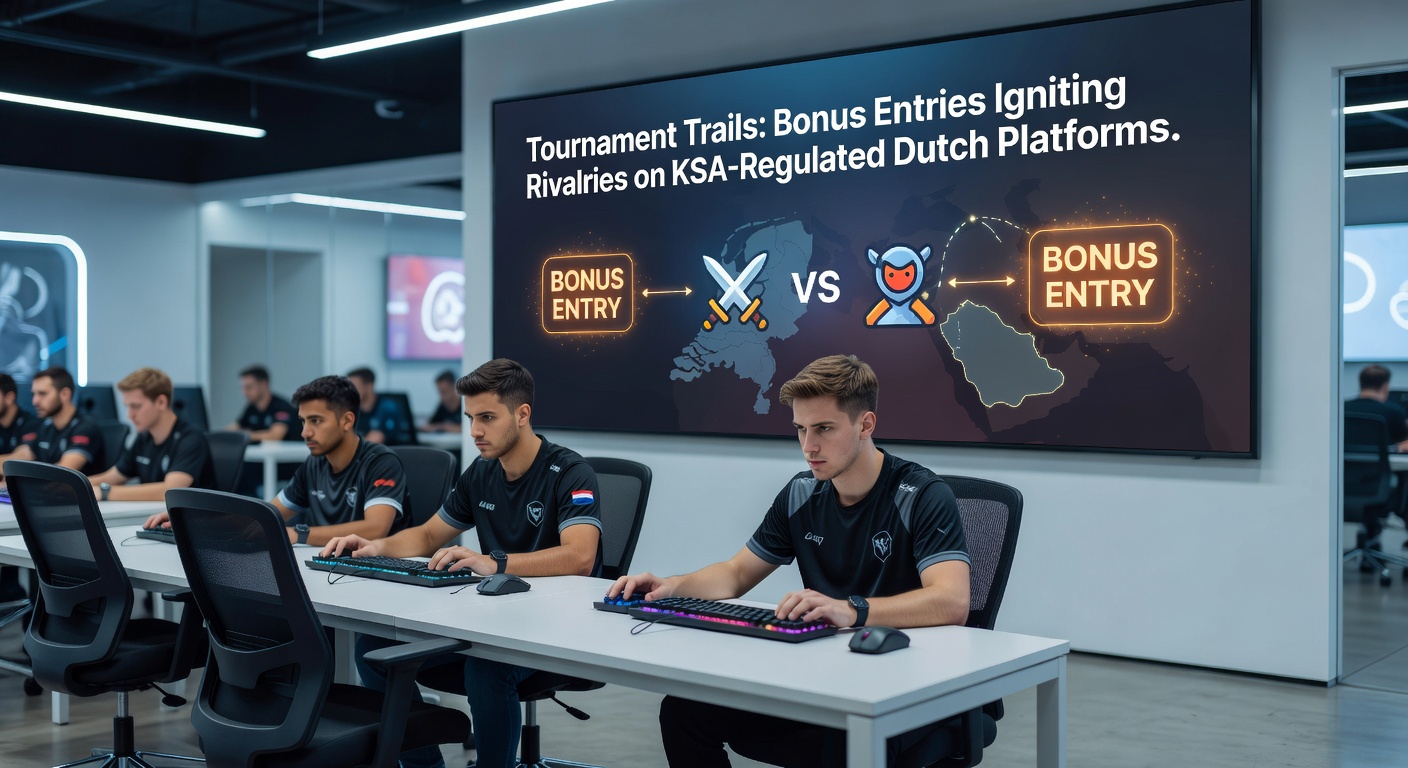 Close-up van een leaderboard in een casino toernooi, met Nederlandse spelersnamen en bonus entry iconen