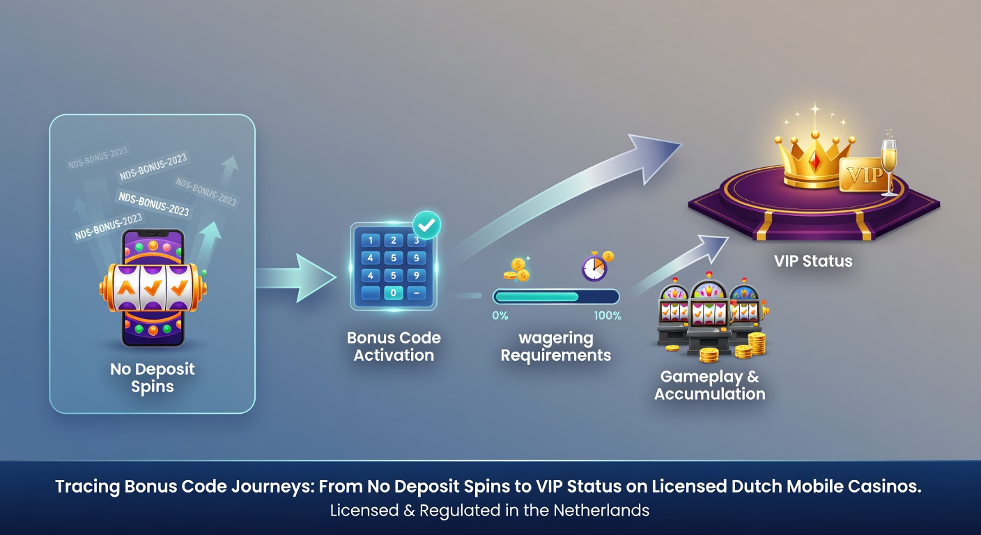 Detail van VIP status progressie met gelinkte bonuscodes op mobiele casino interfaces