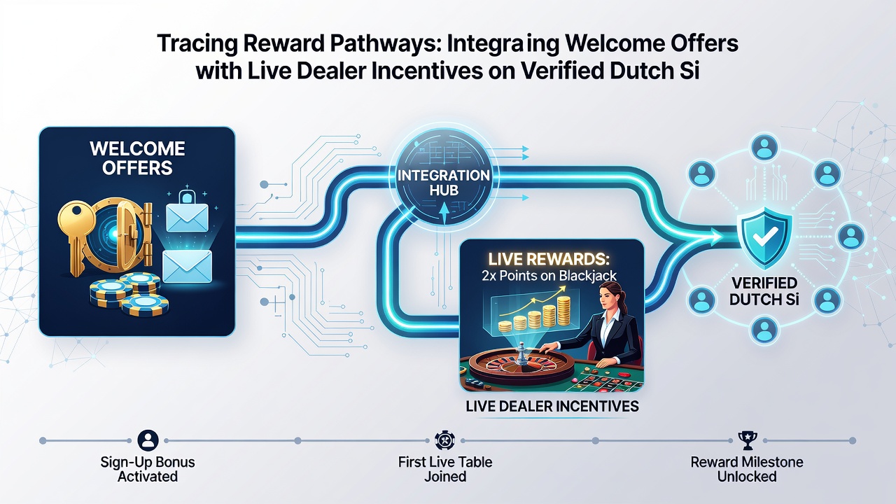 Overzicht van live dealer beloningsintegratie met welkomstaanbiedingen op geverifieerde Nederlandse platforms