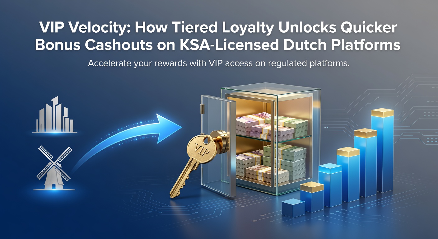 Voorbeeld van een VIP-dashboard met tier-voordelen en cashout-timer op een KSA-platform